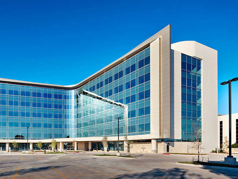 exterior of a modern Commercial building