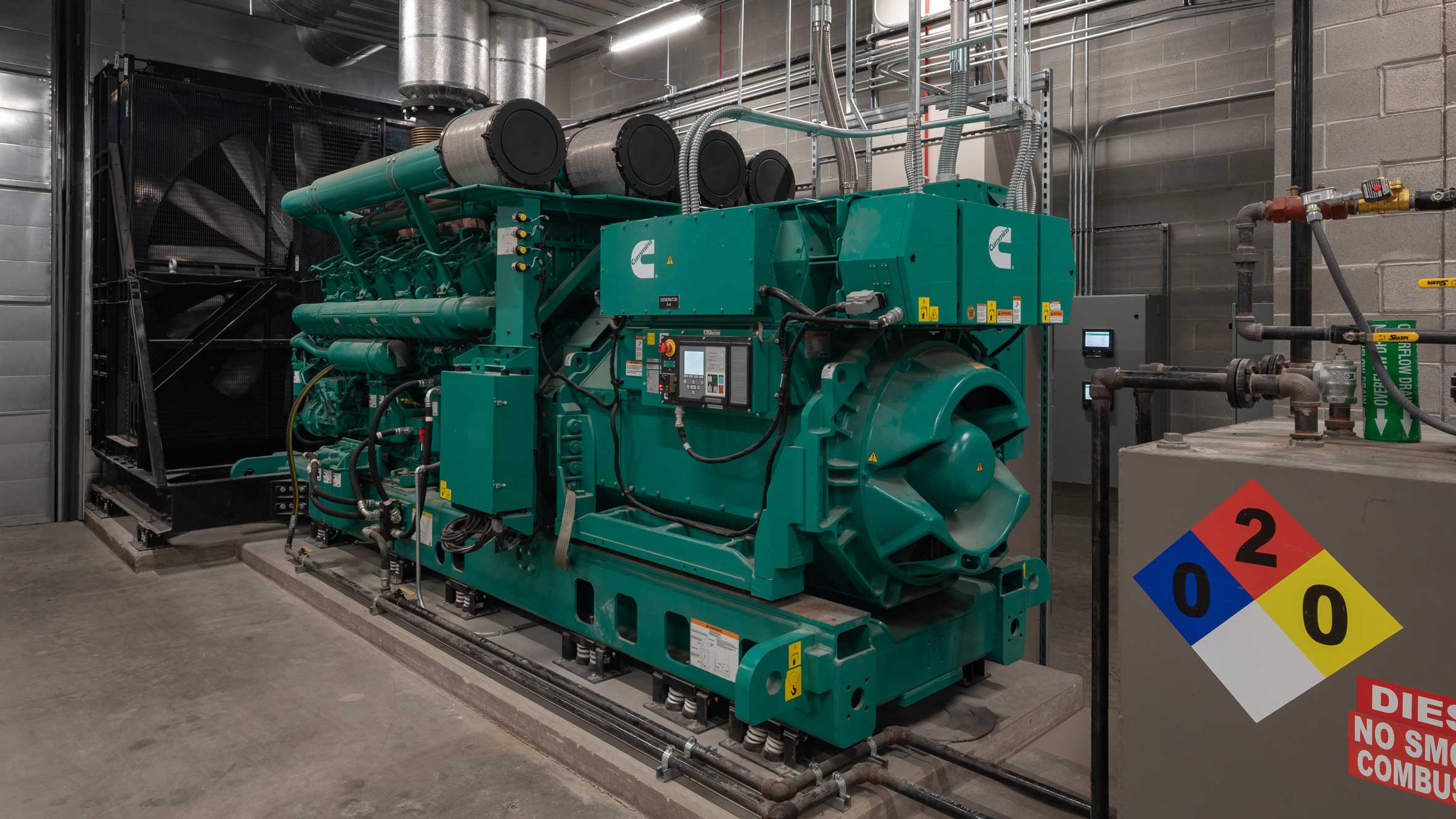 Generator in airport facillity