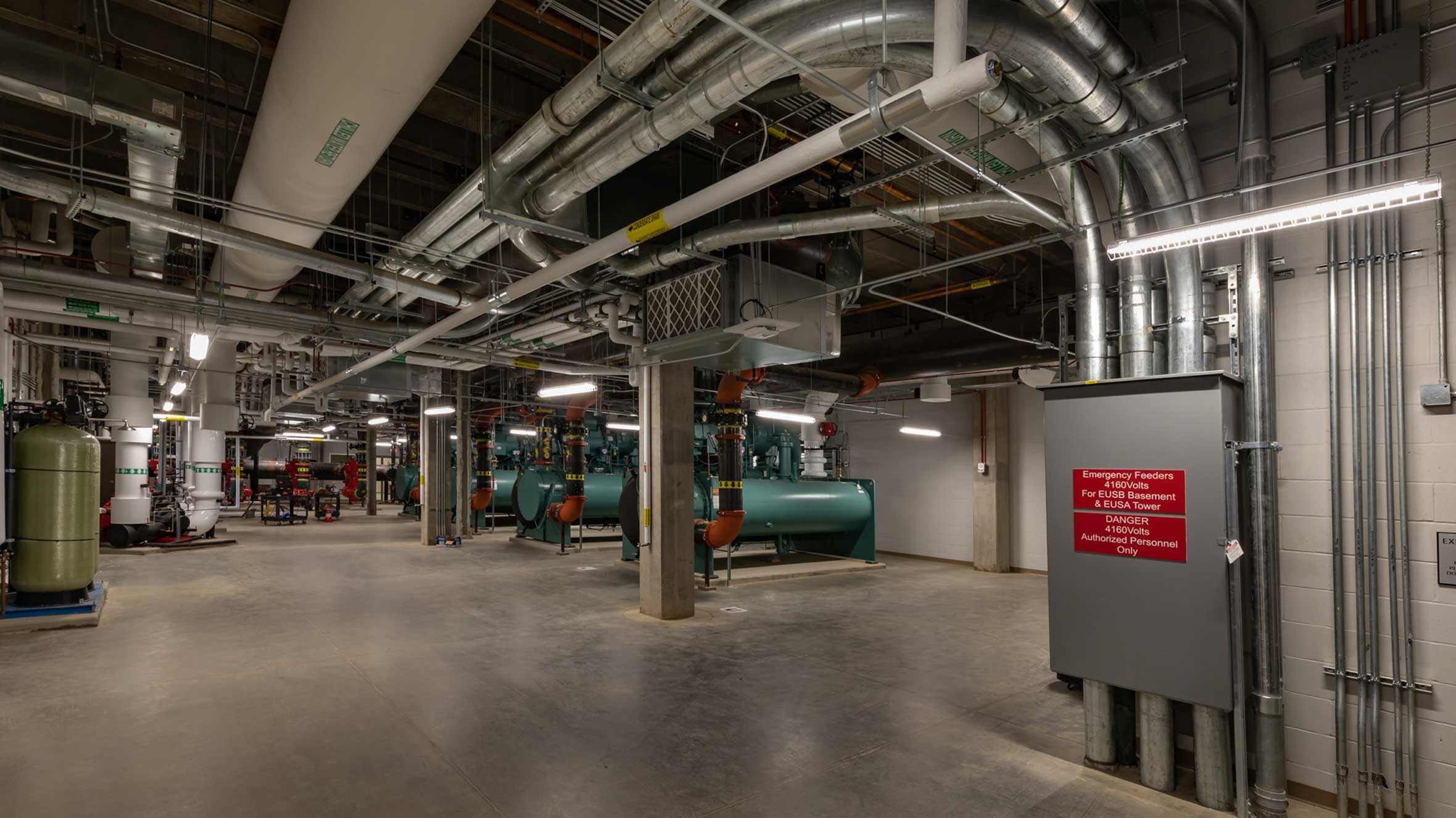 Hospital Backup Emergency Power Generators and panels