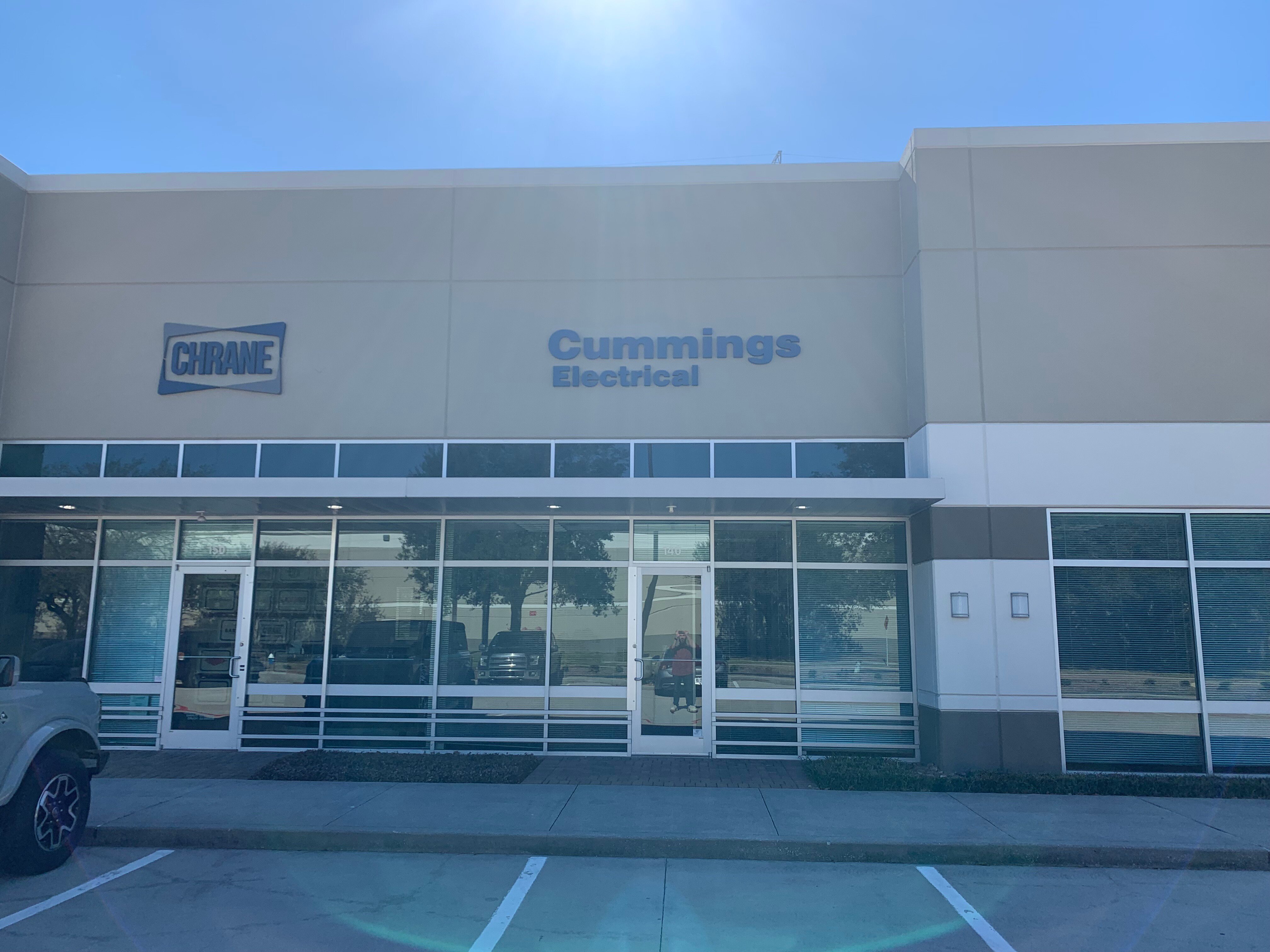 Exterior of the Cummings Electrical Houston office